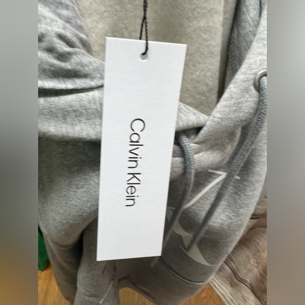 Calvin Klein hoodie fleece sweatshirt - Picture 5 of 10